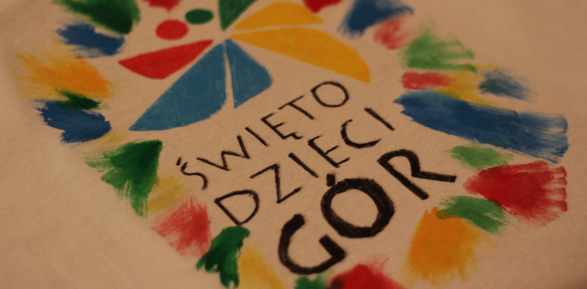 Rysunek w napisem ŚWIĘTO DZIECI GÓR