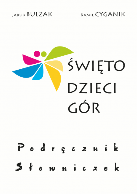 Rysunek kolorowego latawca na okładce książki